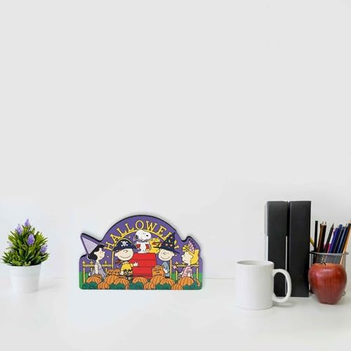 Open Road Brands Peanuts Halloween Shelf Sitter Decor