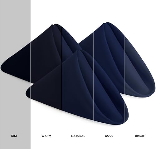 Utopia Home [12 Pack, Navy Blue] Cloth Napkins 20x20 Inches, 100% Polyester
