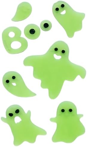 Gift&Fun 6Sheets Halloween Gel Window Clings,Halloween Window Stickers