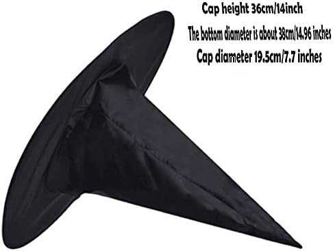 zengxiaoyun 5Pcs Witches Hat,Halloween Witches Hats Decor,For Decoration Of Large Halloween Party Supplies