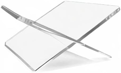 Modern Open Book Holder for Cookbooks / Clear