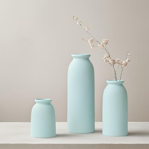 Ceramic Vase Set-3 / Blue