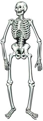 Beistle Jointed Skeletons, 22", White/Black