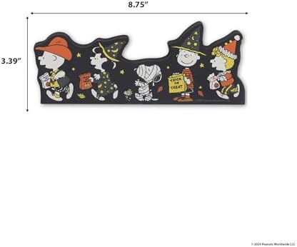 Open Road Brands Peanuts Gang in Costume Trick or Treat Shelf Sitter Decor