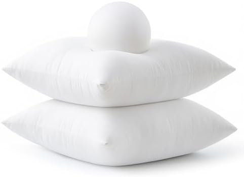 MIULEE 20x20 Throw Pillows Inserts 4 Pack, Decorative Pillows for Couch Bed