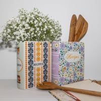 Ceramic Vases / Unique Vase / Vintage Floral Stripe