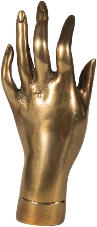 Decorative Brass Ring Holder Sculpture