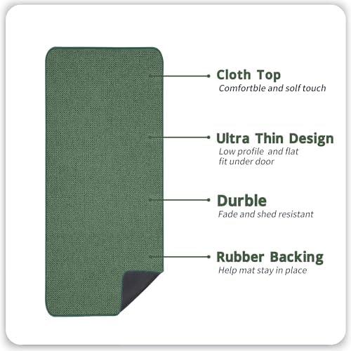 Bosap Bath Mat,Ultra Thin Bathroom Runner Rugs,Large Bath Mats for Bathroom,Quick Dry,Non-Slip,Machine Washable,Low