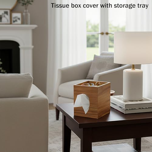 Acacia Wooden Tissue Box Cover / Acacia1