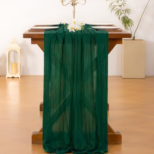 Cheesecloth Table Runner Fall Boho Wedding Birthday Party Home Decor