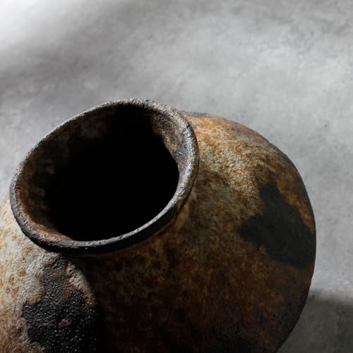 Rusty Ceramic Vase / Rust-short / Small