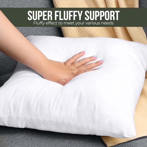 Utopia Bedding Throw Pillows, 18x18 Pillow Inserts, Pack of 1, White