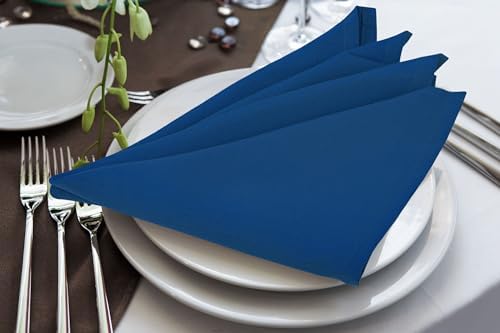 Utopia Home [24 Pack, Royal Blue] Cloth Napkins 17x17 Inches 100% Polyester