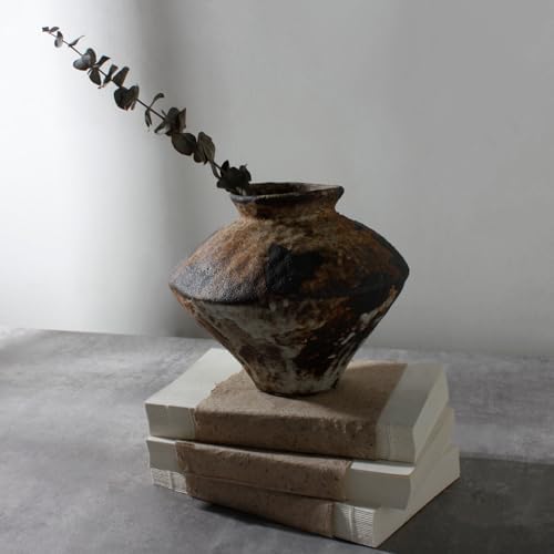 Rusty Ceramic Vase / Rust-short / Small