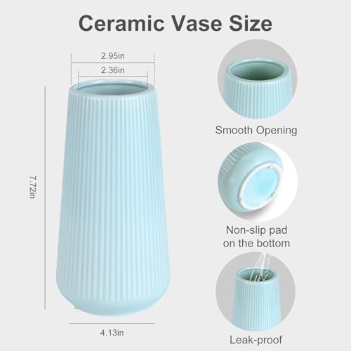 Blue Ceramic Vase / Small Blue