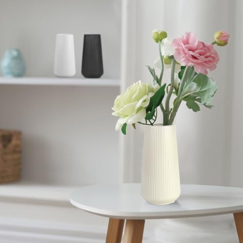 Beige Ceramic Vase / Small Beige