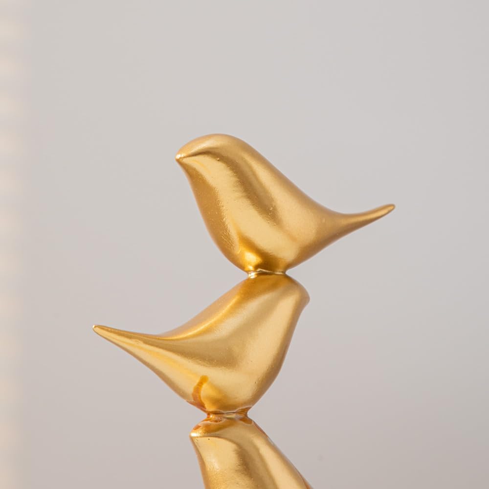 Gold Bird Statue Decorative Accessories / A51525 Gold