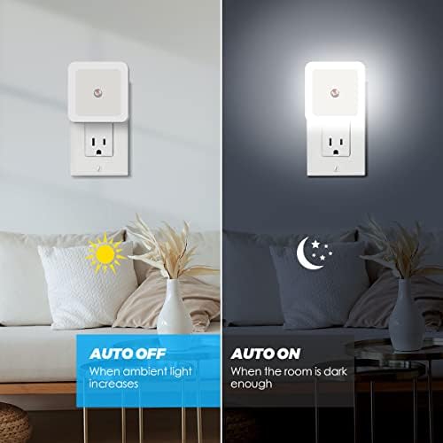 Sujeet Night Light, Night Lights Plug into Wall 8-Pack, Nightlight Plug in Night Light, Dusk to Dawn Night Lamp Led
