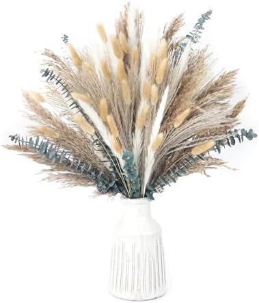 Dried Flowers / Light Brown / Set of 120