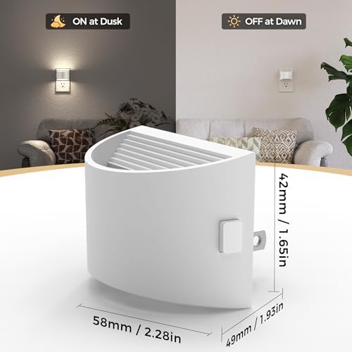DORESshop Night Light, Night Lights Plug into Wall, Adjustable, 5000K