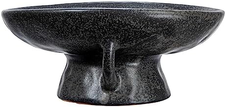 Handle and Base / Black / 8.0" Round x 3.75" Tall