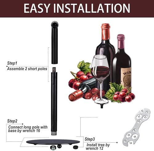 Wine Paper Towel Holder, Wine Decor for Countertop Cute Farmhouse Home Table, Housewarming Birthday Gifts