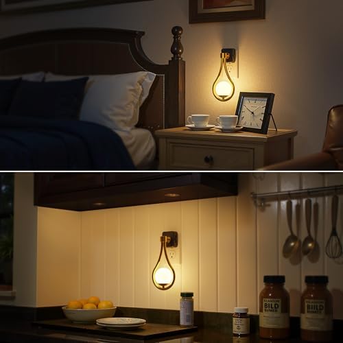 Briignite LED Night Light, Night Lights Plug into Wall, 0-100LM Dimmable