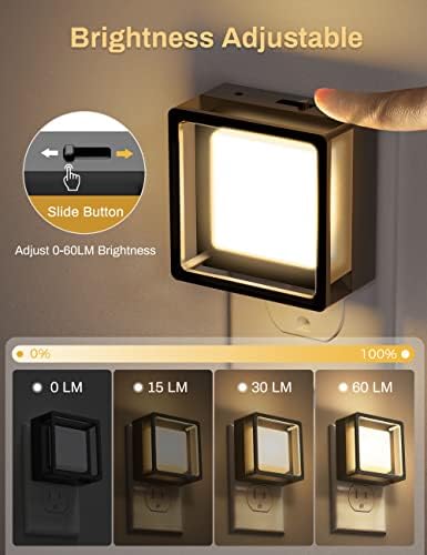 DORESshop LED Night Light,Night Lights Plug Into Wall [4 Pack],3000K