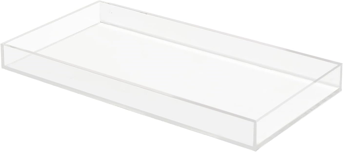 Acrylic Tray Bathroom Tray for Countertop / Clear