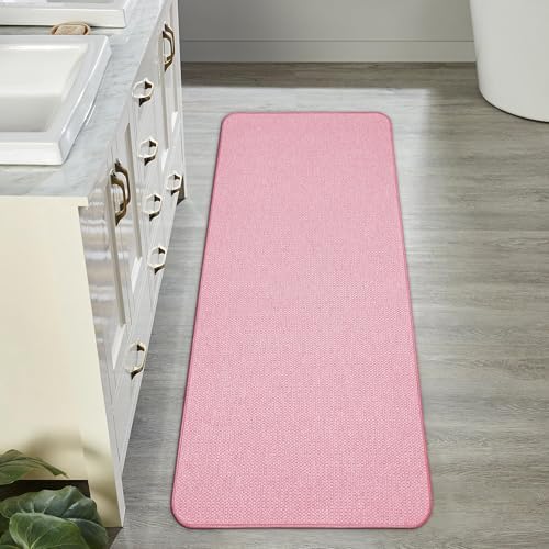 Bosap Bath Mat,Ultra Thin Bathroom Runner Rugs,Large Bath Mats for Bathroom,Quick Dry,Non-Slip,Machine Washable,Low