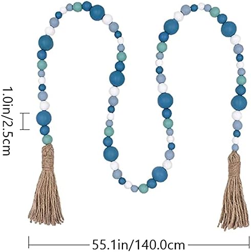 Wooden Bead Garland / Ocean / Set of 2
