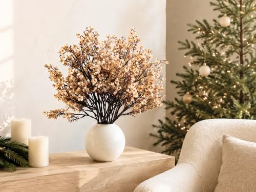 Mandy's 6 Bundles Artificial Champagne Baby’s Breath Flowers