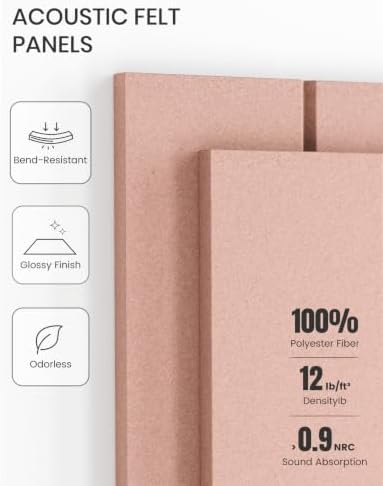 Fluxynara 48" x 36" Large Felt Bulletin Board, Pink