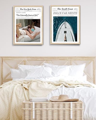 EcoHest 12x16 in Audrey Hepburn I'm Literally Just a Girl Framed Wall Art