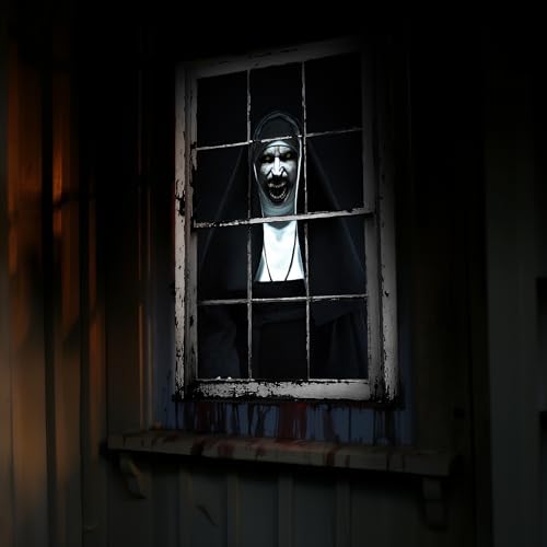 Halloween Horror Window and Door Cover, Scary Decoration for Home Party