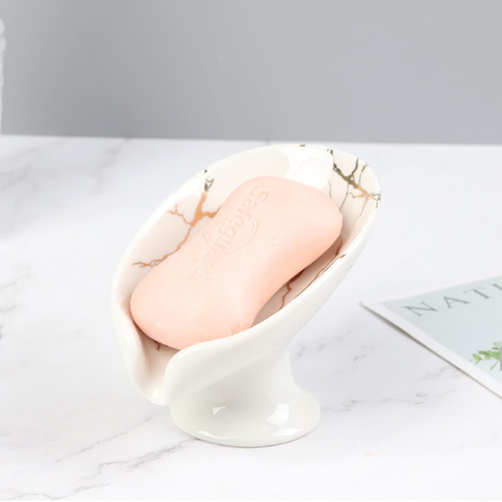 Ceramic Soap Holder / White