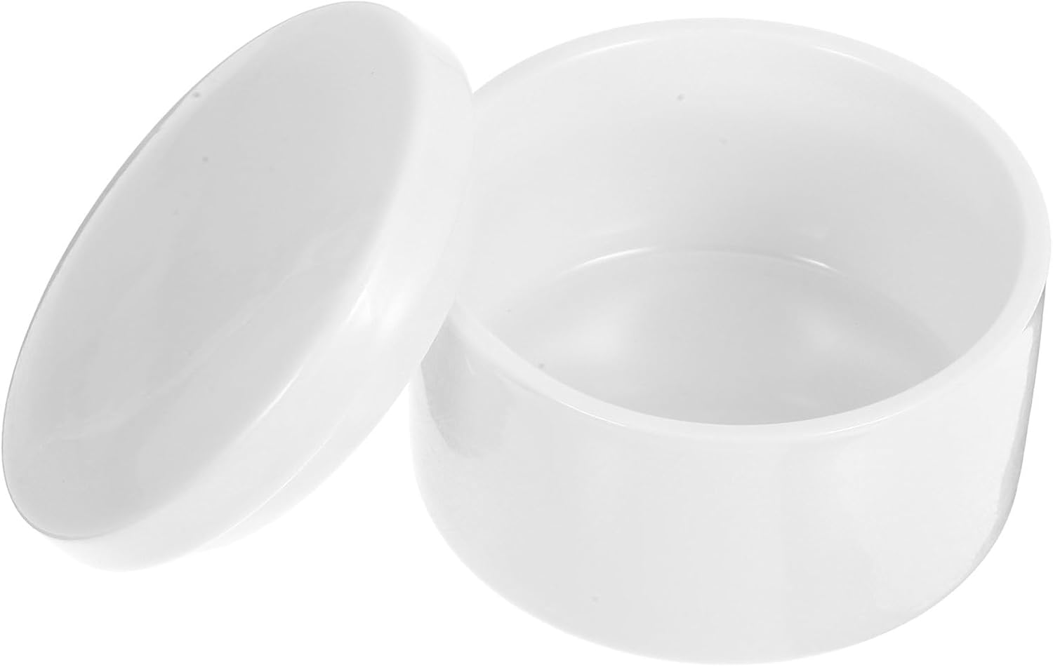 Ceramic Jewelry Box / White / 3 Inch