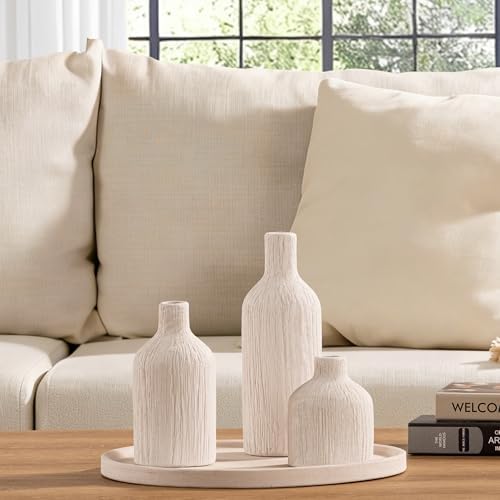 Ceramic Vase Home Table Decor / Set of 3