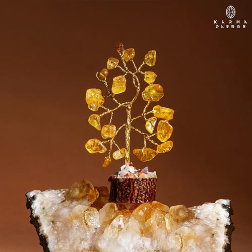Crystal Tree Set of 12 Unique Birthday Gifts for Women, Sister, Mom, Home Office Decor, Shelf Desk Decoration for