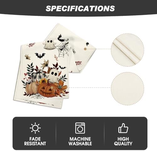 Artoid Mode 210 GSM Halloween Table Runner Home Party Decor 13x90 Inch
