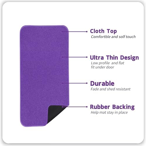 Bath Mat,Ultra Thin Bathroom Runner Rugs,Large Bath Mats for Bathroom,Quick Dry,Non-Slip,Machine Washable,Low Pile,Bath