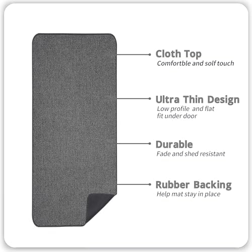 Bath Mat,Ultra Thin Bathroom Runner Rugs,Large Bath Mats for Bathroom,Quick Dry,Non-Slip,Machine Washable,Low Pile,Bath