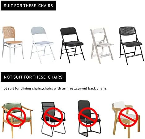 HAINARverS Stretch Spandex Folding Chair Covers 30PCS Champagne