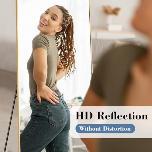 DUMOS 26"x68" Full Length Mirror with Stand, Full Body Floor Mirror