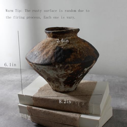 Rusty Ceramic Vase / Rust-short / Small