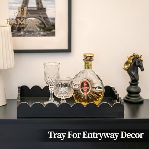 Decorative Tray / Serving Tray Decor / Black