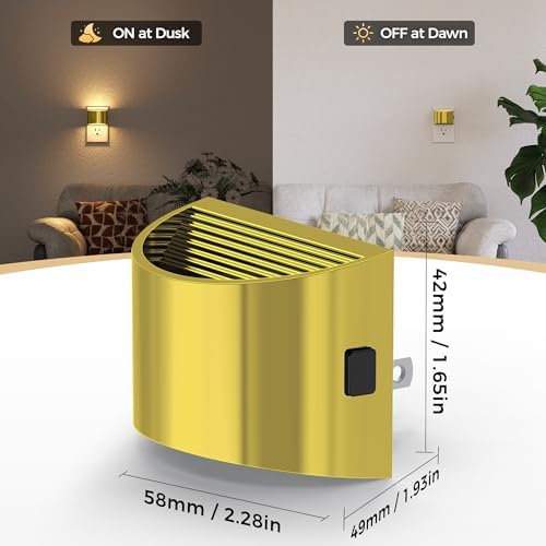 DORESshop Night Light, Night Lights Plug into Wall, Adjustable, 3000K