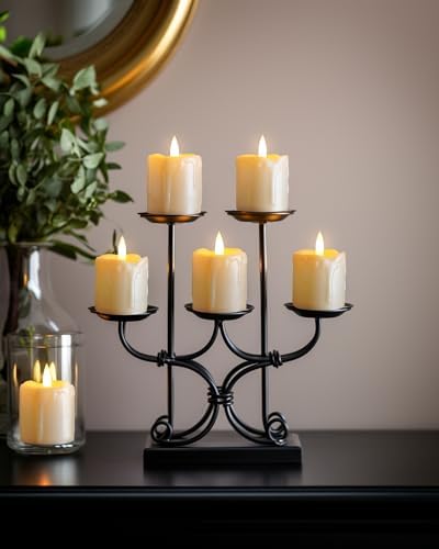 Homemory 2"x 2" Ivory 6 Hour Timer Flameless Votive Candles, 6 Pack