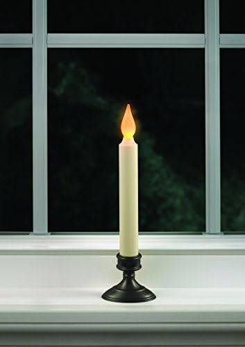 Xodus Battery Operated LED Window Candle, Dusk to Dawn Sensor, 2 Pack