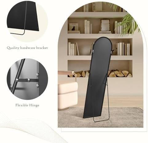 Arched Mirror Full Length, 16"x59" Body Wall Mirror